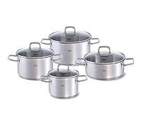 Ensemble de casseroles Viseo par Fissler, Acier inoxydable, acier inoxydable, En 4 parties