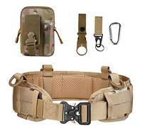 Ensemble de ceinture de combat tactique, Ceinture Molle avec boucle en métal