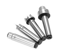Ensemble de Centres en Bois 4 Pièces, MT1/MT2 pour Tour à Bois, Ensemble Central de Coupelles à Engrenage Droit pour Outils de Tournage du Bois avec Accessoires de Boîte (MT2)