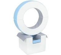 Ensemble de cerceaux 3 blocs blanc bleu gris Bleu G
