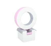 Ensemble de cerceaux 3 blocs blanc rose gris