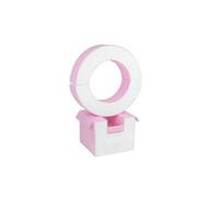 Ensemble de cerceaux 3 blocs blanc rose pastel