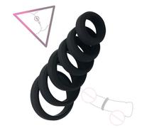 Ensemble De Cercles En Silicone Noir QiKKago Pour Des Jouets À La Mode Et Tendance ! -695
