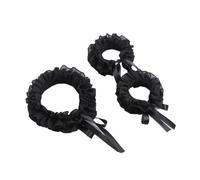 Ensemble de chaîne de col léger et anti-froissement - Réponse flexible code vestimentaire pour les réunions de direction et les événements Ensemble col et poignets amovibles en dentelle noire