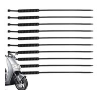 Ensemble de chaînes de pneus de moto, chaîne de moto antidérapante, Chaîne de pneus brise-glace réglable, Chaînes à neige en nylon pour temps froid pour véhicules à deux roues, motos, voitures électri