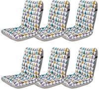 Ensemble De Chaises à Dossier Haut De 1/2/4/6 avec Attaches épaissi Monobloc Extérieur Intérieur Meubles Siège De Chaise, J, 35 * 45 * 57 cm6pcs