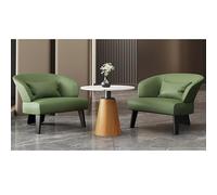 Ensemble De Chaises D'appoint Modernes avec Table, Canapé en Simili Cuir Et Desk en Ardoise for Bureau, Hôtel, Salon - Support Ergonomique Et Design Élégant(Table+2Chair,I)