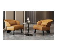 Ensemble De Chaises D'appoint Modernes avec Table, Canapé en Simili Cuir Et Desk en Ardoise for Bureau, Hôtel, Salon - Support Ergonomique Et Design Élégant(Table+2Chair,K)