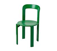 Ensemble de chaises de salle à manger empilables modernes - Pieds en bois massif et cadre en alliage d'aluminium - Idéal pour les petits appartements, cuisine, bureau, bar, salon