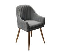 Ensemble de chaises de salle à manger rembourrées modernes avec pieds en métal, parfaits pour la cuisine, le salon, la réception, la chambre à coucher (couleur : C1)