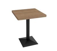 Ensemble de chaises de Table en Bois, Cabine de café Moderne, Tables de chaises avec Bases en métal, Robustes, faciles à Nettoyer for Restaurant, Bistro et Maison(E)