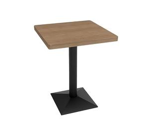 Ensemble de chaises de Table en Bois, Cabine de café Moderne, Tables de chaises avec Bases en métal, Robustes, faciles à Nettoyer for Restaurant, Bistro et Maison(E)