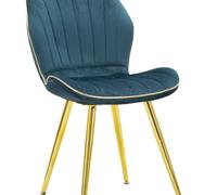 Paris Space Chaise Ottanio/Or Ensemble 2 Pcs Cm 46X58X77