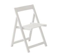 Ensemble de chaises pliantes en bois - Dossier incurvé ergonomique, design peu encombrant, assise confortable pour la maison et le bureau, soutien triangulaire stable, parfait pour manger et se