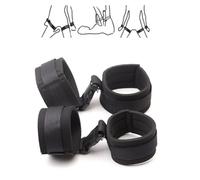 Ensemble de Chambre à Coucher en Nylon Noir pour Une Utilisation Facile des Sangles de Yoga