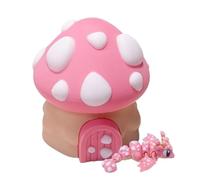 Ensemble de champignons imprimés en 3D, maison de collection avec dragon champignon à l'intérieur, figurine mignonne pour garçons, filles, adolescents, adultes, salle de ortoir, salon