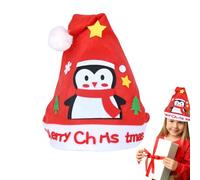 Ensemble de chapeaux de Noël fait à la main | Kit de fabrication de chapeaux de Noël faits à la main | Fournitures de loisirs créatifs pour pour les vacances, la maison préscolaire, la