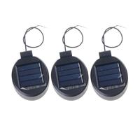 Ensemble de charge solaire de rechange résistant aux intempéries - Design rotatif - Panneau PV facile à utiliser pour éclairage extérieur - Accessoires de rotation - Charges solaires pour éclairage de