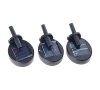 Ensemble de charge solaire de rechange résistant aux intempéries - Design rotatif - Panneau PV facile à utiliser pour éclairage extérieur - Accessoires de rotation - Charges solaires pour éclairage de