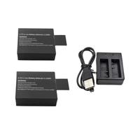 Ensemble de chargeur de batterie, Compatible avec la caméra d'action Sport SJ4000 SJ5000 SJ6000 WIFi SJCAM
