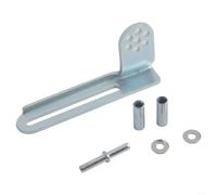 Ensemble de charnières de remorquage universelles pour réparation de réfrigérateur encastré, kit de charnière de porte en métal pour robuste pour congélateur, montage de charnière de remorquage, pièce
