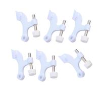 Ensemble De Charnières Supérieures De Porte Blanches Luxueuses Bouchons Blancs Élégants À La Mode Installations Simples Pour Usage Intérieur/extérieur