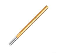 Ensemble de chasse-goupilles en laiton robuste avec tailles de 2 à 10 mm pour la réparation de montres, l'entretien des machines et les applications d'atelier d'usine, finition dorée (10 mm)