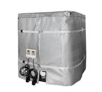 Ensemble De Chauffage Pour Fût IBC 1000L - Comprend Couverture Isolante Et Régulateur 0-120°C, Alimentation 110V/220V, Pour L'Entreposage Extérieur(Gray)