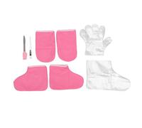 Ensemble de chaussettes de gants de traitement de cire professionnels Kit d'application de cire de paraffine doux et confortable pour la peau pour la thérapie spa à domicile Gants