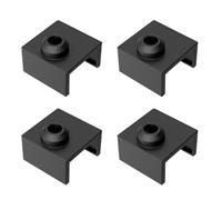 Ensemble de Chaussettes en Silicone Pièces d'imprimante 3D Manchon en Silicone à extrémité Chaude Compatible avec Crea-lity Ender 5, Ender 5 Pro, Ender 3 Series et CR-10-Serie(4pcs)