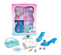 Ensemble de chaussures de princesse pour fille - Collection de chaussures royales, kit d'accessoires pour le jeu | Boutique de bijoux : couronnes et chaussures, couronnes, bijoux, jouets pour fille