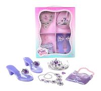 Ensemble de chaussures de princesse pour tout-petits - Collection de chaussures royales, kit d'accessoires de jeu | Boutique de bijoux pour déguisements et couronnes de chaussures, chaussures