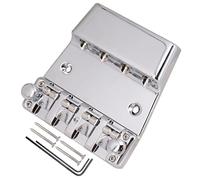 Ensemble De Chevalets De Guitare Chevalet À Roulement À Billes Pour Basse Électrique 4 Cordes Avec Cordier Réglable En Hauteur
