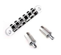 Ensemble De Chevalets De Guitare Chevalet De Guitare Électrique Chromé Argenté Pour Guitare LP SG(WOGB2)