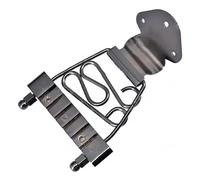 Ensemble De Chevalets De Guitare Chevalet De Guitare Trapèze Plaque D'accord Chromée Noir Et Doré Pour Guitare Électrique En Métal(Black)