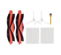 Ensemble de chiffon de vadrouille + sac à poussière + brosse principale + brosse latérale + filtre HEPA Compatible avec Xiaomi S20/E12/C103/D106/E10/B112/3C Plus(7 PCS)