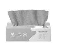 Ensemble de chiffons de nettoyage - Époussetage des textiles, tissus de polissage | Tampons en Microfibre réutilisables, rangement en boîte, détails anti-rayures, entretien de la brillance des vitres
