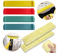 Ensemble de chiffons en microfibre et lamelles en caoutchouc - 28 cm | 2 pièc...