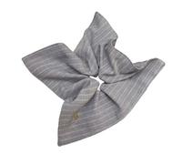 Ensemble de chouchous à rayures multi-usages - Accessoires pour cheveux en tissu doux pour demi-chignons, bureau et tenues décontractées, élastique pratique en tissu pour cheveux