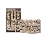 Slip - Pure Silk Skinny Scrunchies - Élastiques à cheveux en soie blonde 4 St.