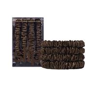 Slip - Pure Silk Skinny Scrunchies - Attache-cheveux dark brown 4 St.