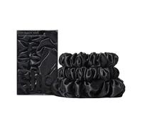 Slip - Pure Silk Back to Basics Scrunchie Set - Élastiques à cheveux en soie Black 3 St.