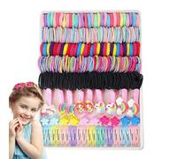 Ensemble de chouchous pour cheveux - Lot de élastiques colorés pour queue de cheval - Accessoires de queue de cheveux tendance pour fête, anniversaire, fille, femme