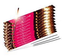 Ensemble de Cierges Magiques Catégorie F1 - Excellente idée pour Les Mariages, Les Anniversaires, Noël et Le réveillon du Nouvel an - Durée unitaire 75 Secondes (40cm x 50 pcs)