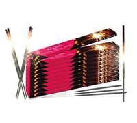 Ensemble de Cierges Magiques Catégorie F1 - Excellente idée pour Les Mariages, Les Anniversaires, Noël et Le réveillon du Nouvel an - Durée unitaire 50 Secondes (25cm x 100 pcs)