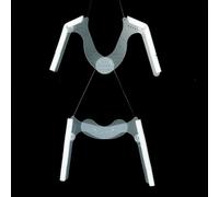 Ensemble de cintres Ajustables pour Mannequin, Support d'affichage Invisible en Acrylique Transparent, Buste de Mannequin Mural Portable, idéal pour la Photographie et la Vente