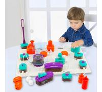 Ensemble de Circuits Electroniques,Kit D'exploration Electronique DIY,Laboratoire Physique avec 100 Expériences,45 Blocs de Circuits,Jouets Educatifs STEM pour Les Enfants à Partir de 6 Ans