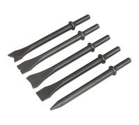 Sealey SA11C Lot de 5 burins à air comprimé 170 mm Tige 1019 cm