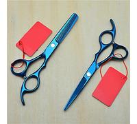 Ensemble de ciseaux de coiffure - Ciseaux tranchants de classe salon for outils de modélisation de précision.(2pcs No Case L)