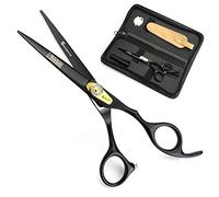 Ensemble de ciseaux de coupe de cheveux professionnels de 6/7 pouces, ciseaux de coupe tranchants en acier inoxydable, spécial pour les coiffeurs (Ciseaux de coupe 6 pouces-A)